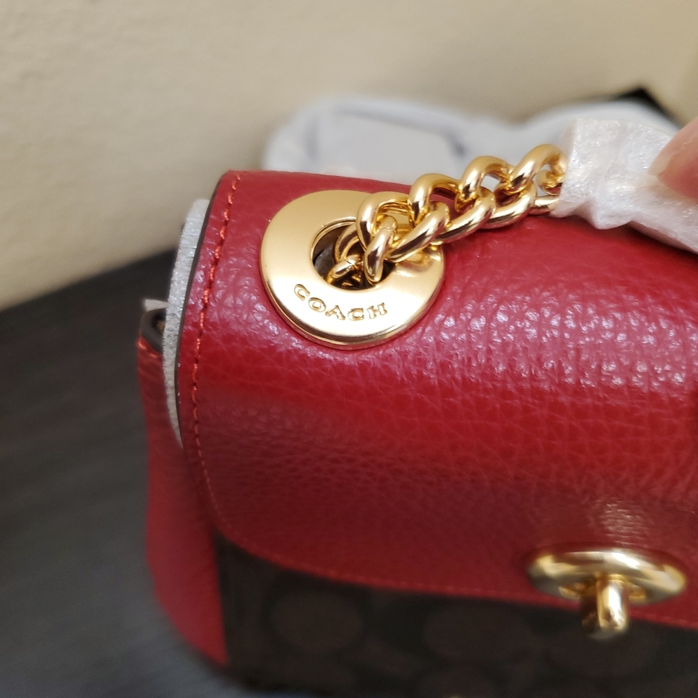 Coach Convertible Mini Backpack In Signature Canvas - Picture 9 of 12